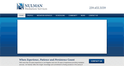 Desktop Screenshot of nulmanmediation.com